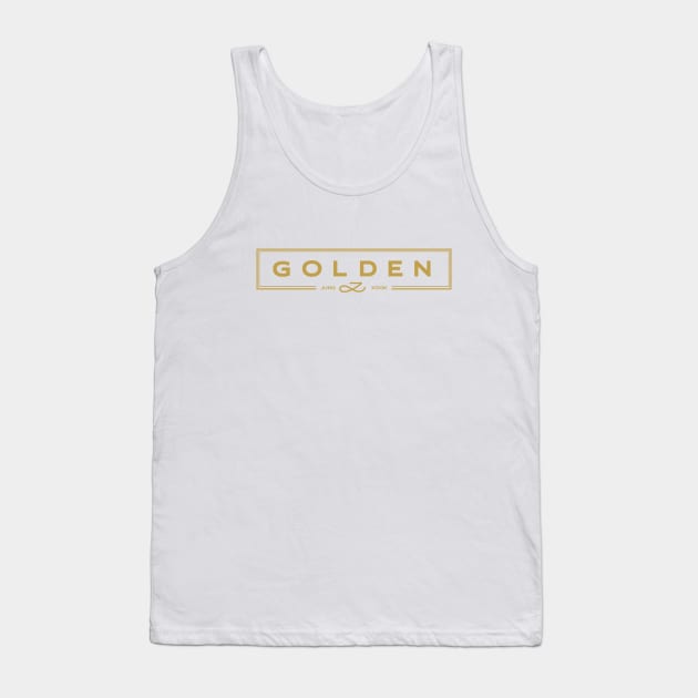 Jungkook Golden Jung Kook Tank Top by WacalacaW